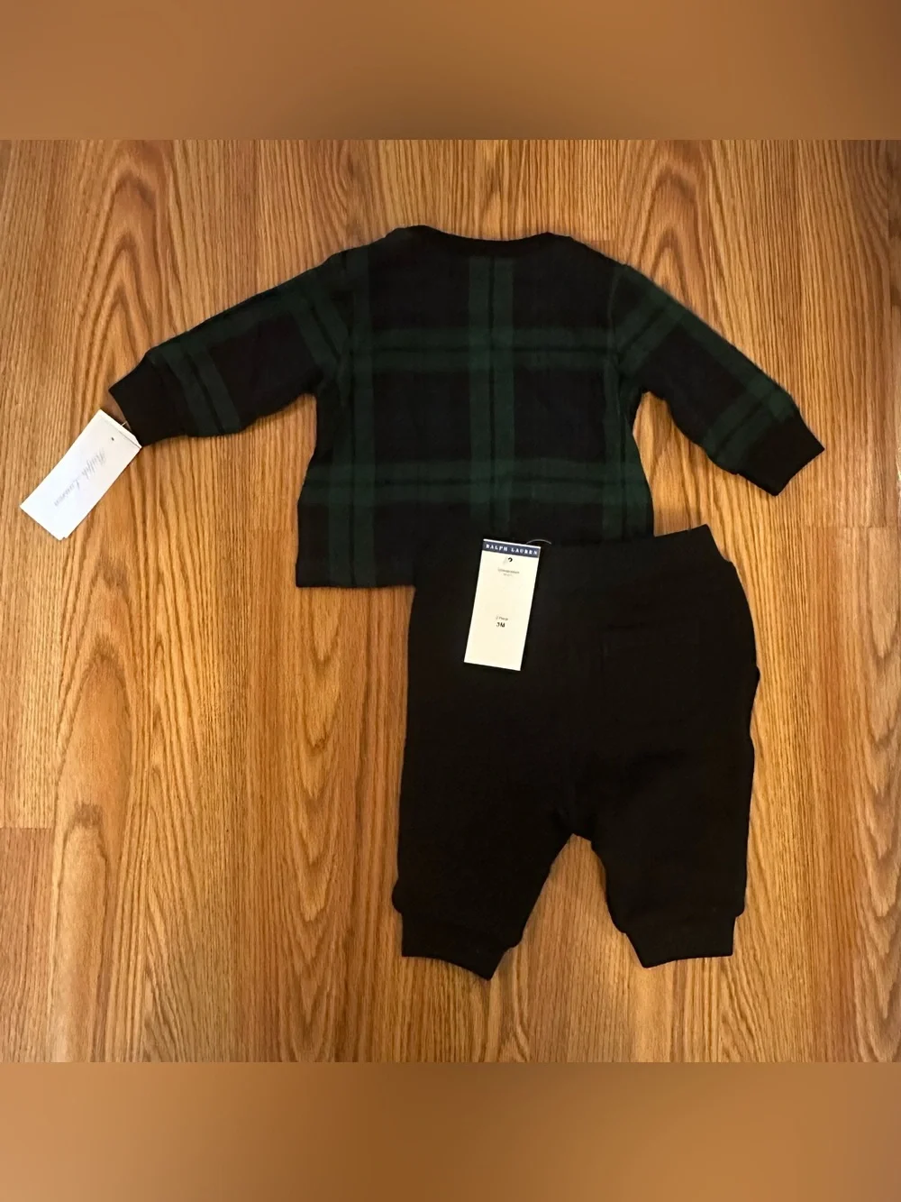 Polo Ralph Lauren Baby Boy Polo Bear Fleece Sweatshirt & Pant Set Size 3M